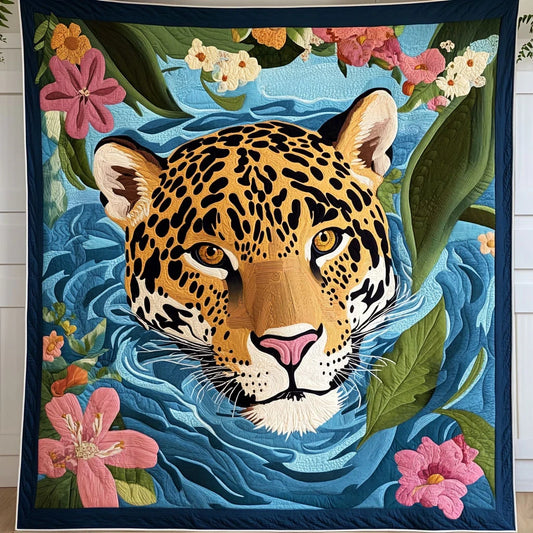 Regal Leopard Quilt Blanket