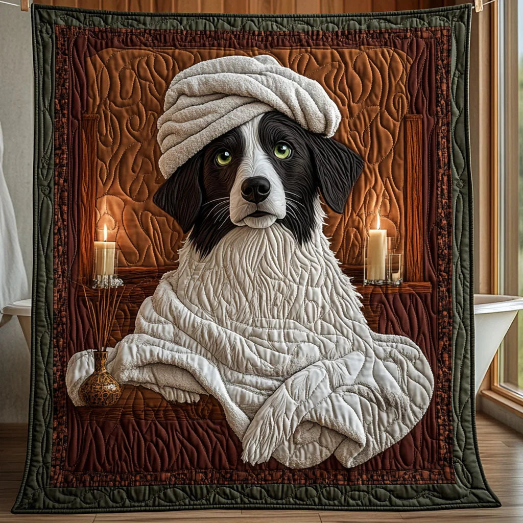 Relax And Woof Quilt Blanket