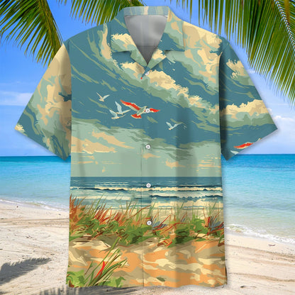 Retired Postal Service Hawaiian Shirt, custom shirt gift for men
