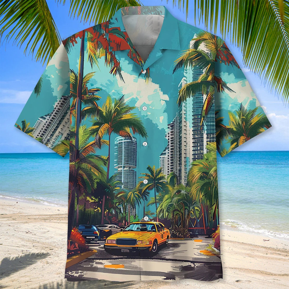 Retired Taxi Driver Hawaiian Shirt, custom shirt gift for men (view 2)