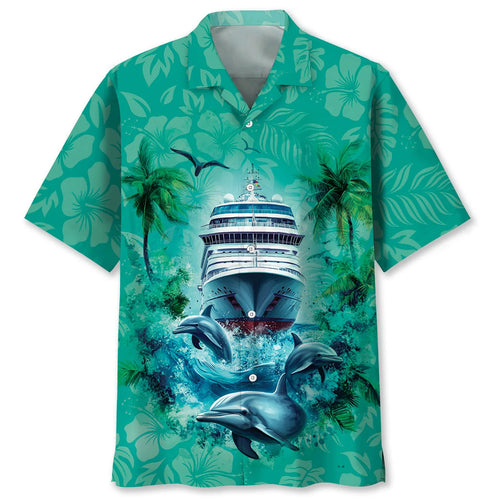 Retirement Plan Cruise Hawaiian Shirt, custom shirt gift for men