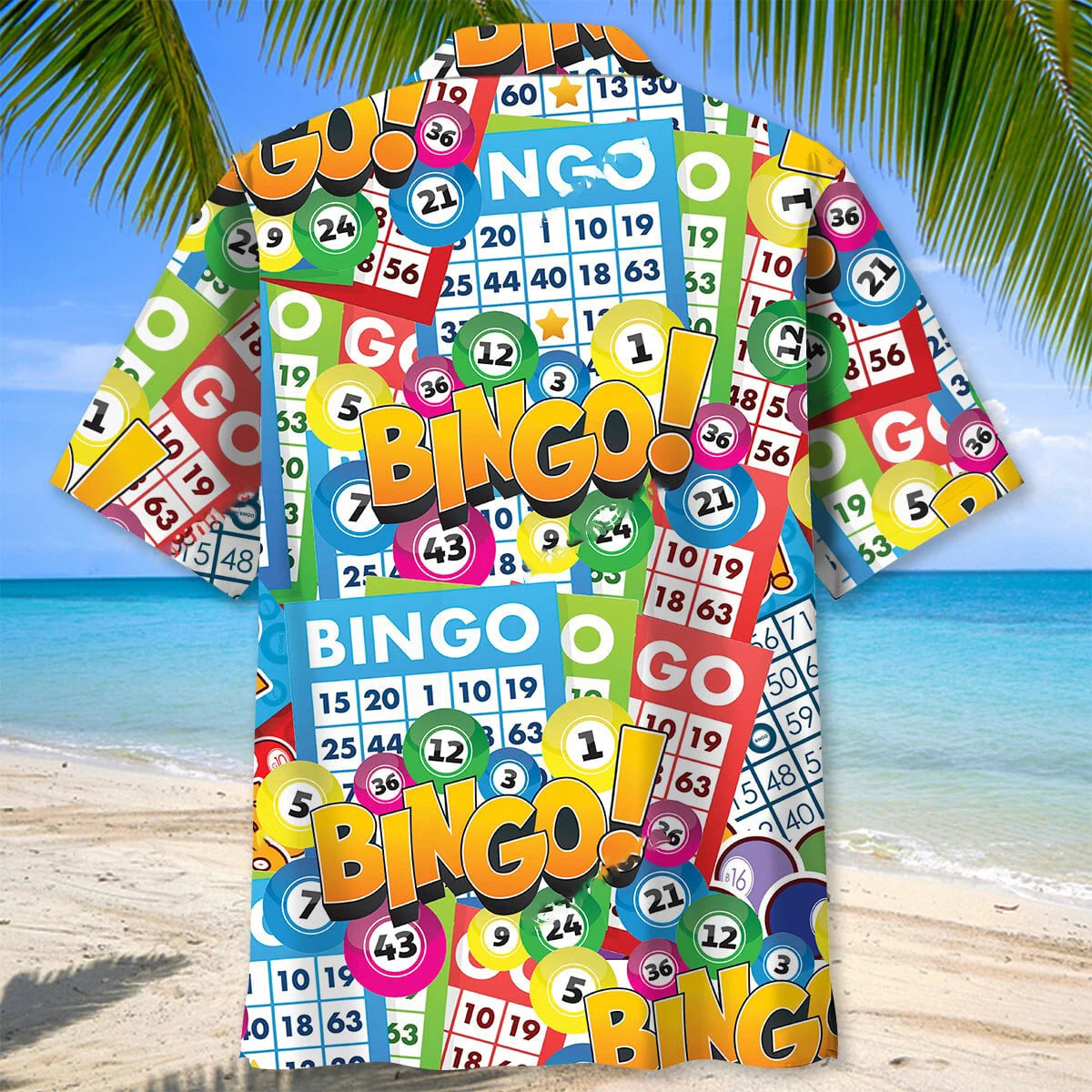 Retro Bingo Lover Hawaiian Shirt, custom shirt gift for men
