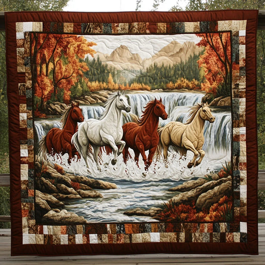 River Dance Quilt Blanket