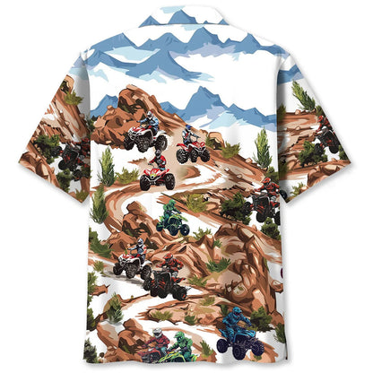 Rocky Mountain Atv Motocross Off Road Hawaiian Shirt, custom shirt gift for men (view 2)