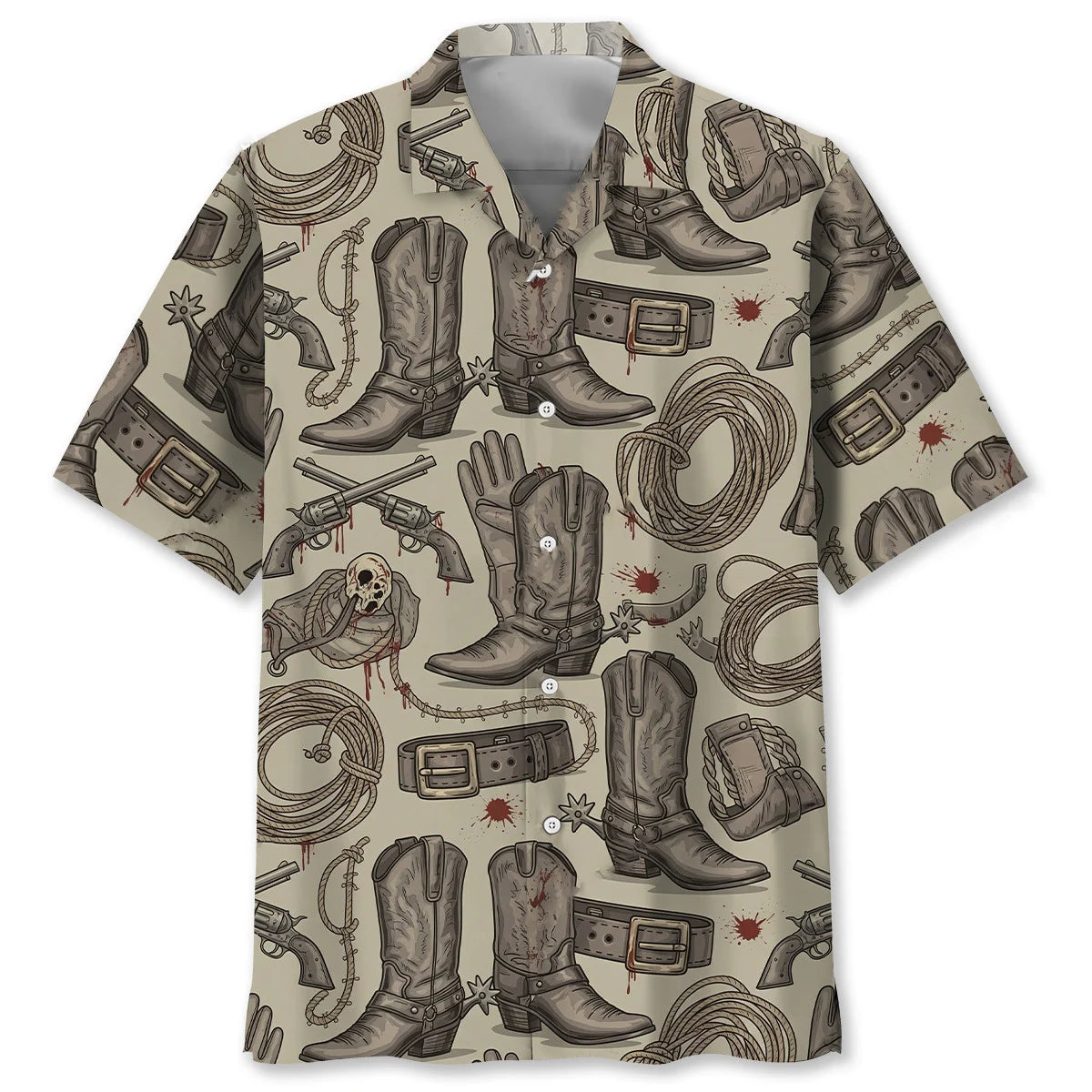 Rodeo Gear Classic Hawaiian Shirt, custom shirt gift for men