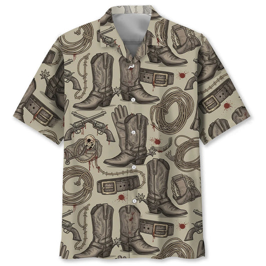 Rodeo Gear Classic Hawaiian Shirt, custom shirt gift for men