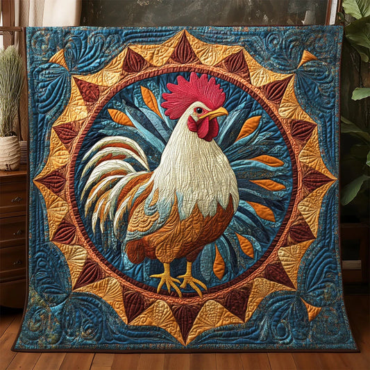 Rooster Quilt Blanket