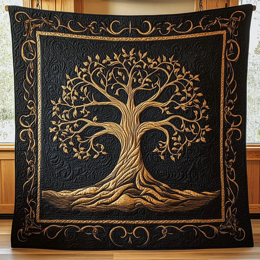 Rooted Spirit Quilt Blanket