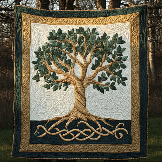 Rooted Strength Quilt Blanket