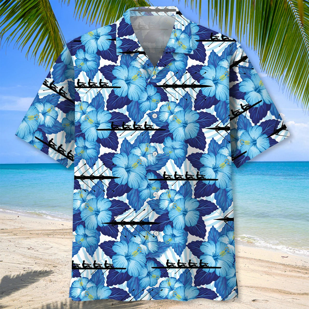 Rowing Competition Hawaiian Shirt, custom shirt gift for men (view 3)