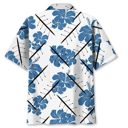 Rowing Hibiscus Flower Hawaiian Shirt, custom shirt gift for men (view 4)