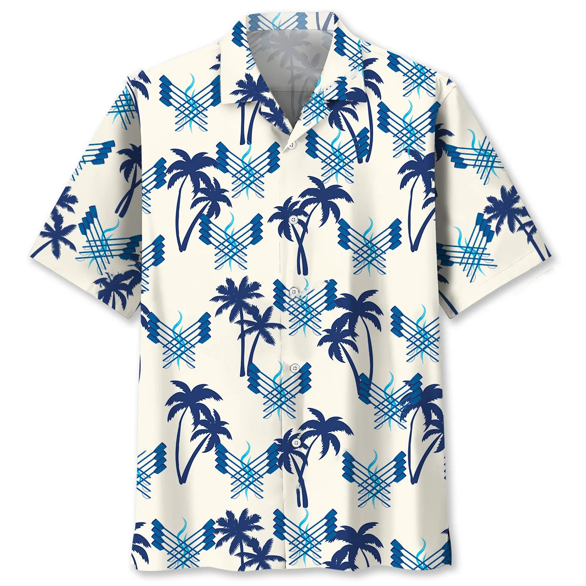 Rowing Tropical Hawaiian Shirt, custom shirt gift for men