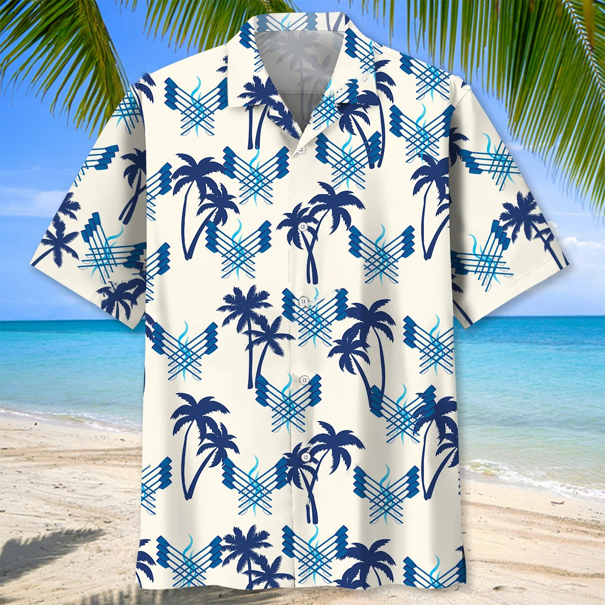 Rowing Tropical Hawaiian Shirt, custom shirt gift for men (view 3)