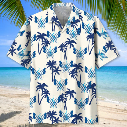 Rowing Tropical Hawaiian Shirt, custom shirt gift for men (view 3)