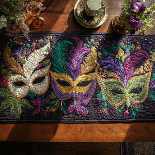 Royal Carnival Quilted Table Runner