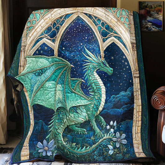 Royal Dragon Quilt Blanket