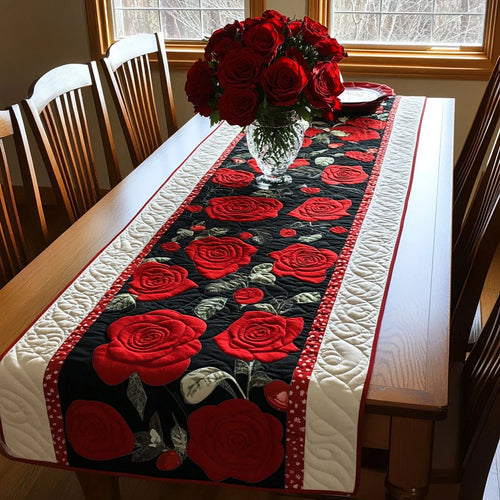 Royal Flora Quilted Table Runner