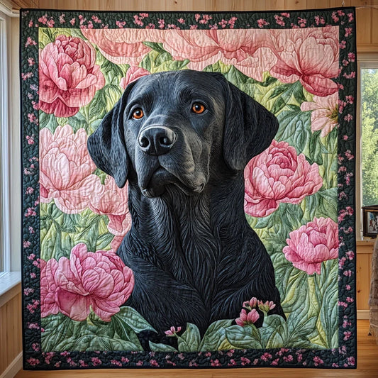Royal Labrador Quilt Blanket