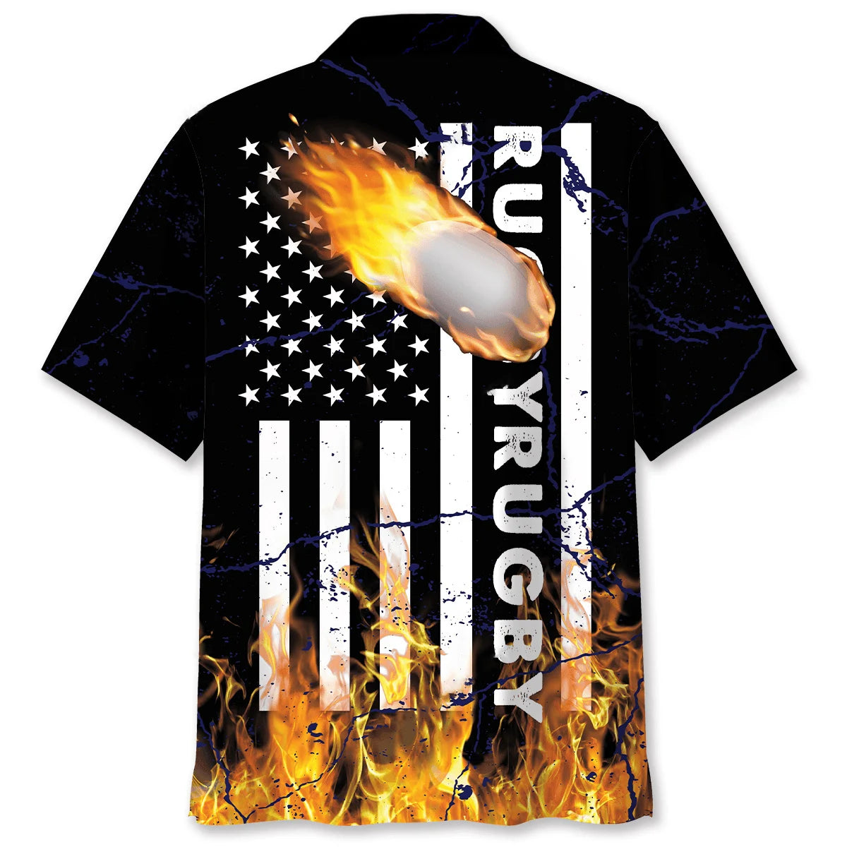 Rugby Hawaiian Shirt, custom shirt gift for men