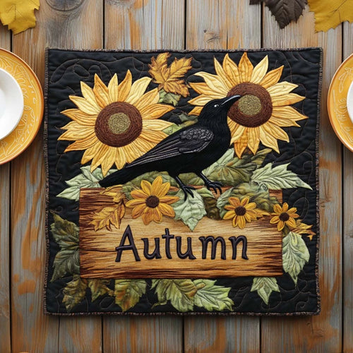 Rustic Fall Touch Quilted Table Topper