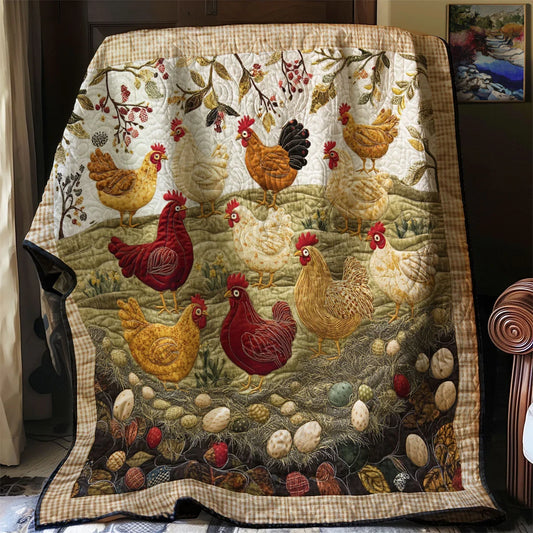 Rustic Farmhouse Quilt Blanket