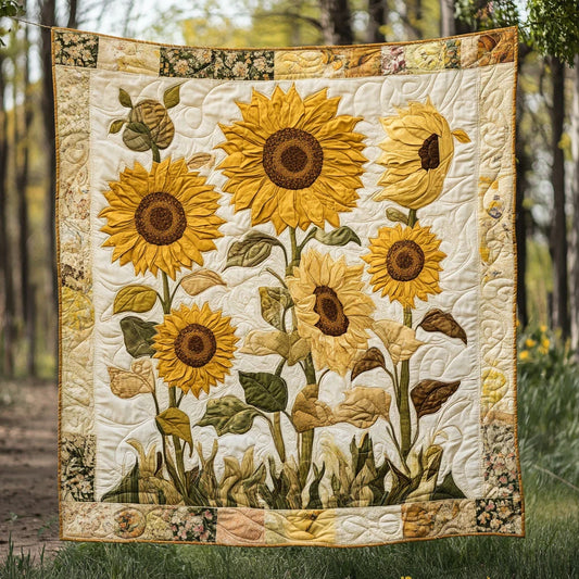 Rustic Sunshine Quilt Blanket