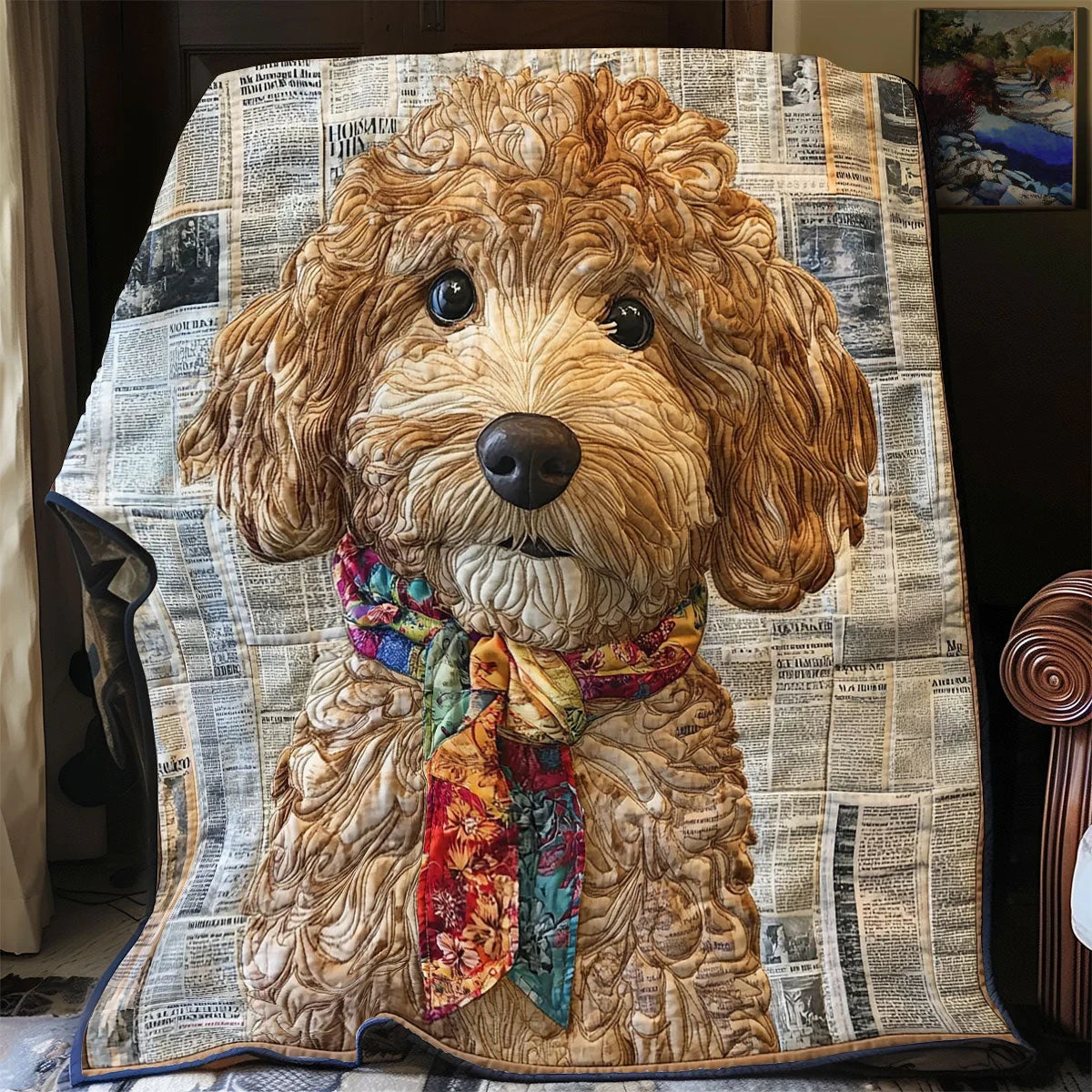 Rustic Woof Quilt Blanket