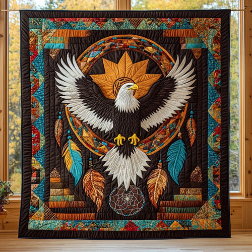 Sacred Eagle Quilt Blanket