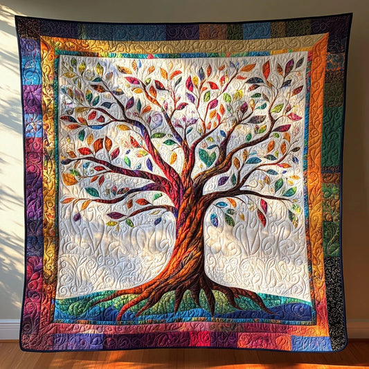 Sacred Growth Quilt Blanket