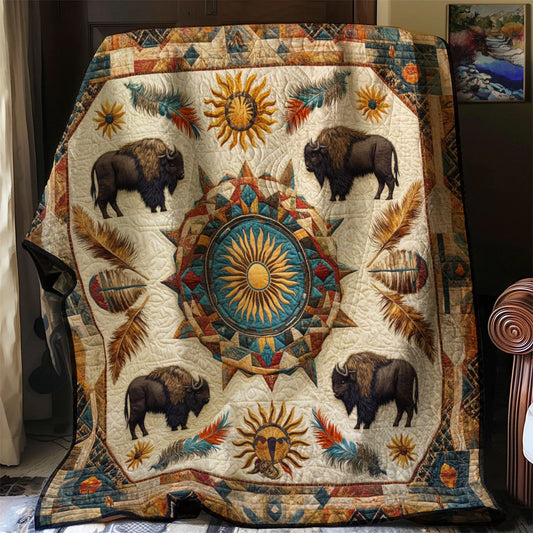 Sacred Herd Leader Quilt Blanket