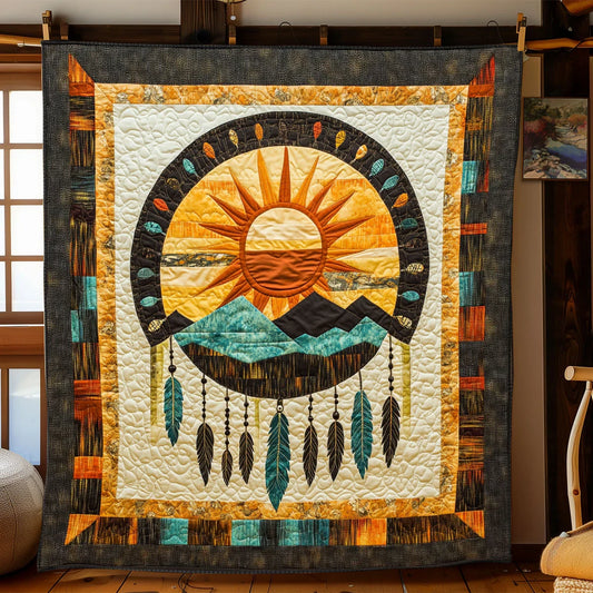 Sacred Horizon Quilt Blanket