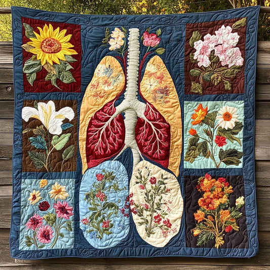 Sacred Lung Quilt Blanket