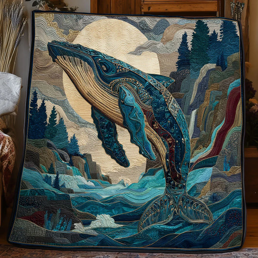 Sacred Ocean Voice Quilt Blanket