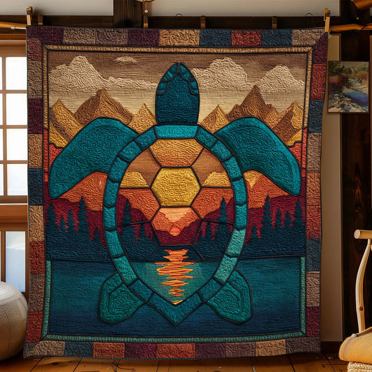Sacred Shell Journey Quilt Blanket