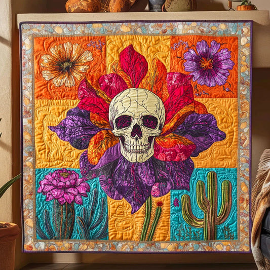 Sacred Skull Quilt Blanket