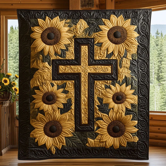 Sacred Sun Quilt Blanket