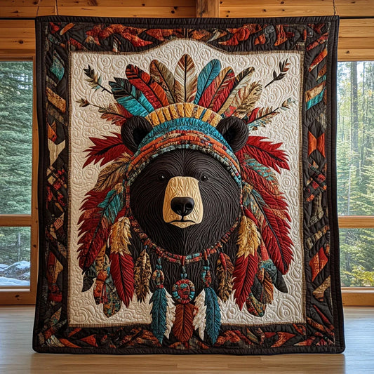 Sacred Totem Quilt Blanket