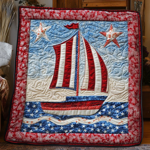 Sailboat Quilt Blanket