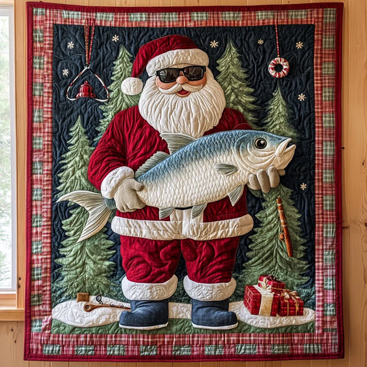 Santa Hook Quilt Blanket