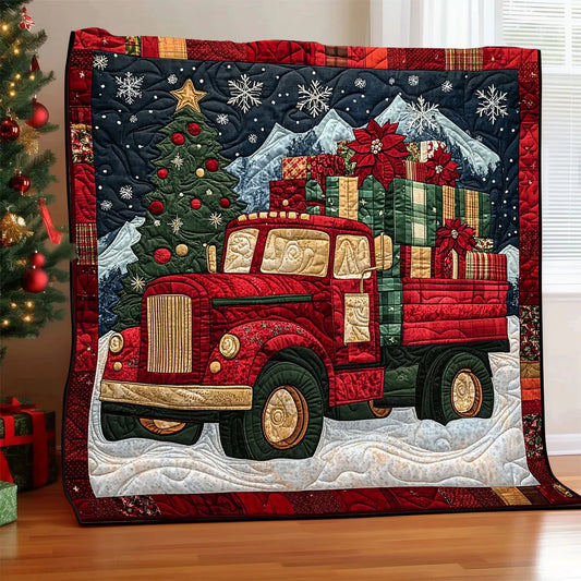 Santa Journey Quilt Blanket