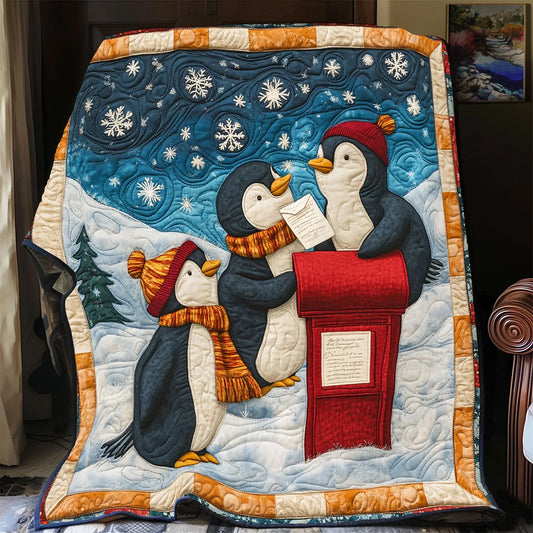 Santa Post Quilt Blanket