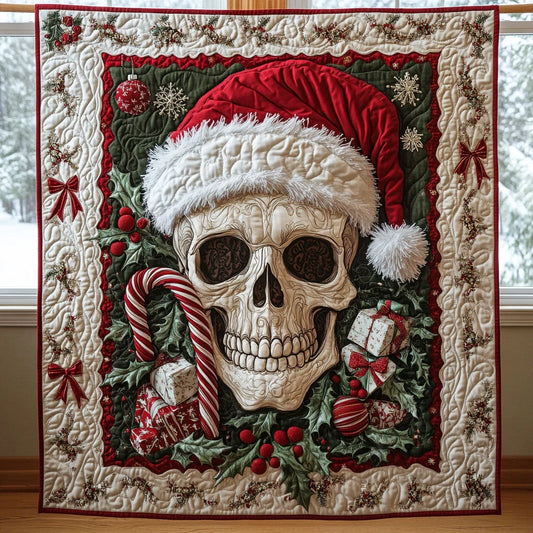 Santa's Bones Quilt Blanket