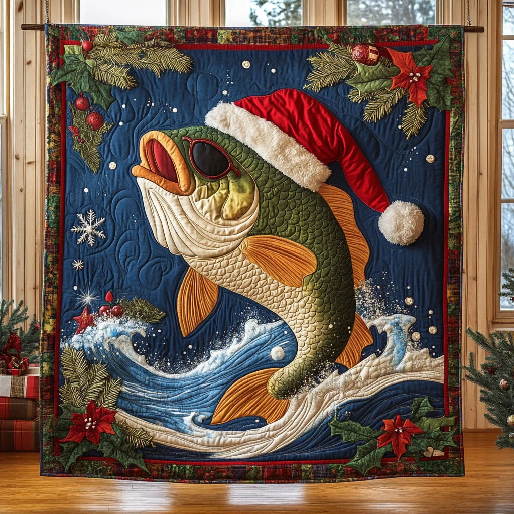 Santa Splash Quilt Blanket