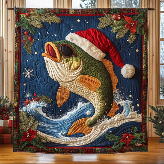 Santa Splash Quilt Blanket