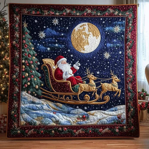 Santa Starlight Quilt Blanket