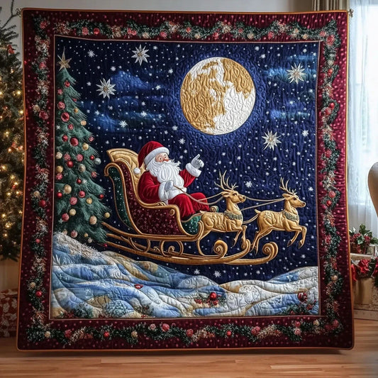 Santa Starlight Quilt Blanket