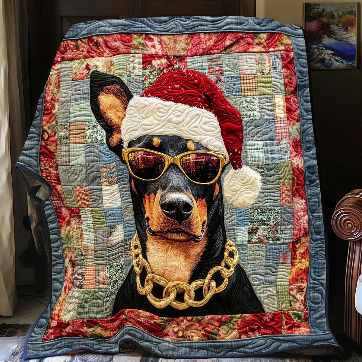Santa Swagger Quilt Blanket