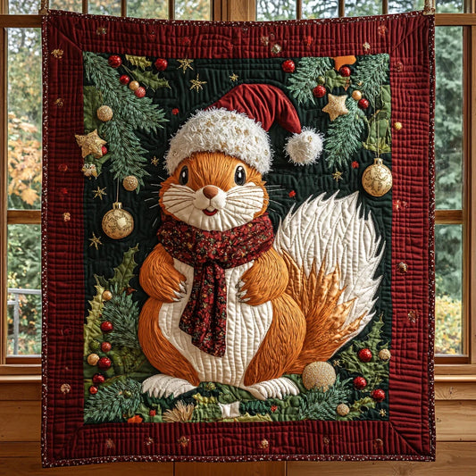 Santa Tail Quilt Blanket