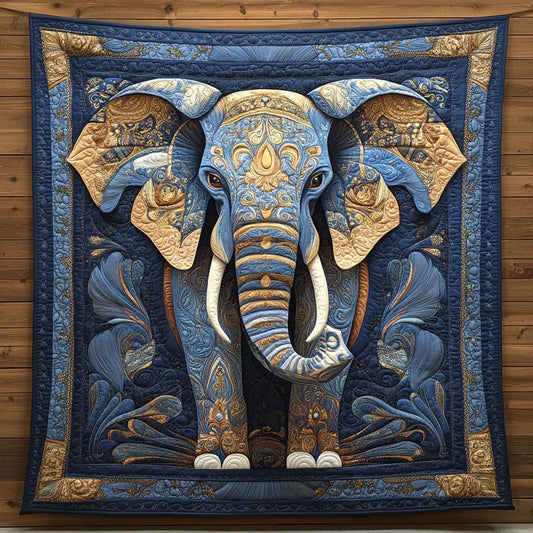 Sapphire Tusk Quilt Blanket