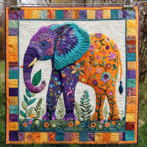 Savanna Spirit Quilt Blanket - Quilted Blanket by OtterMia
